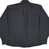 Blake Ralph Lauren Striped Shirt - Large Black Cotton
