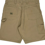 Wrangler Carpenter Shorts - 36W 11L Beige Cotton