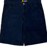 Carhartt Carpenter Shorts - 35W 10L Navy Cotton