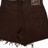 Lee Denim Shorts - 30W US 6 Brown Denim