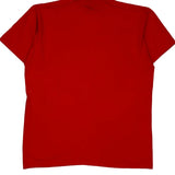 Made In USA Single Stitch Fruit Of The Loom Graphic T-Shirt - Large Red Cotton Blend