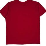 Nike T-Shirt - Large Red Cotton