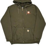 Carhartt Hoodie - XL Green Cotton