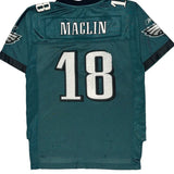 Age 14-16 Philadelphia Eagles Reebok Nfl Football Jersey - Large Green Polyester