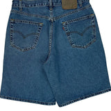 Levis Denim Shorts - 32W 10L Blue Denim