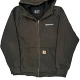 Spectrum Carhartt Hoodie - Large Black Cotton Blend