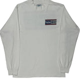 Unbranded Long Sleeve T-Shirt - Medium White Cotton