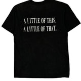 Hanes Single Stitch T-Shirt - Large Black Cotton Blend