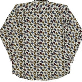 New River Patterned Shirt - Large Multicoloured Cotton