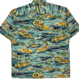 Campia Moda Graphic Hawaiian Shirt - Large Multicoloured Cotton