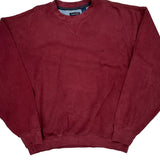 Gant Sweatshirt - Large Burgundy Cotton Blend