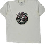 L'Héritage Anvil Single Stitch T-Shirt - XL White Cotton Blend