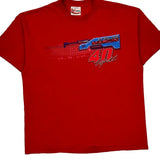 Vintage Sterling Marlin Chase Authentics Nascar T-Shirt - Large Red Cotton