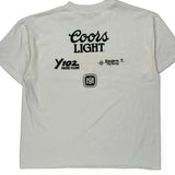 Hanes Single Stitch T-Shirt - XL White Cotton Blend