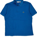 Lacoste Polo Shirt - XL Blue Cotton