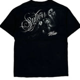 Made In USA Sullen Art Graphic T-Shirt - Large Black Cotton