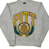 American Apparel College Sweatshirt - Medium Grey Polyester Blend