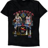 Barcelona '92 Olympics Bird & Magic Single Stitch T-Shirt - Medium Black Cotton