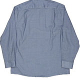 Tommy Hilfiger Slim Fit Shirt - Large Blue Cotton