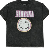 Nirvana Band T-Shirt - XL Black Cotton