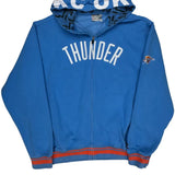 Oklahoma City Thunder Nba Graphic Hoodie - 2XL Blue Cotton