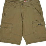 Wrangler Cargo Shorts - 32W 10L Khaki Cotton