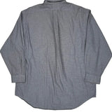 Ralph Lauren Checked Shirt - Large Gray Cotton