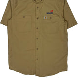 Skillsusa Carhartt Short Sleeve Shirt - Large Khaki Cotton