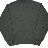 90S Blank Wilson Sweatshirt - Large Grey Cotton Blend