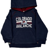 Colorado Avalanche, Age 2 Reebok Hoodie - 2XS Navy Cotton