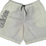 Adidas Spellout Sport Shorts - Large White Polyester