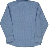 Age 7 Tommy Hilfiger Checked Shirt - Small Blue Cotton
