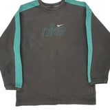 Age 11-12 Nike Spellout Sweatshirt - Medium Grey Cotton