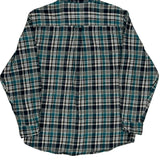 Red Head Checked Flannel Shirt - Large Multicoloured Cotton