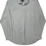 Tommy Hilfiger Checked Shirt - XL Blue Cotton