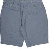 Polo By Ralph Lauren Striped Chino Shorts - 37W 9L Blue Cotton