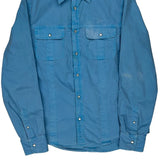 Armani Exchange Shirt - Medium Blue Cotton