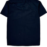 Walker Logo Dickies Short Sleeve Shirt - Small Navy Polyester Blend