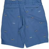 Polo By Ralph Lauren Chino Shorts - 32W 8L Blue Cotton