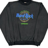 Save The Planet Hard Rock Cafe Graphic Sweatshirt - Large Black Cotton Blend
