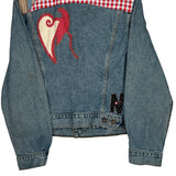 Levis Denim Jacket - Medium Multicoloured Denim