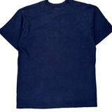 Fruit Of The Loom Single Stitch T-Shirt - Large Navy Cotton