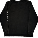 Carhartt Spellout Long Sleeve T-Shirt - Large Black Cotton