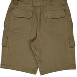 Duluth Cargo Shorts - 36W 11L Khaki Cotton