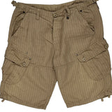 Armani Exchange Cargo Shorts - 38W 13L Beige Cotton