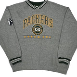 Green Bay Packers Lee Sport Nfl Sweatshirt - XL Grey Cotton