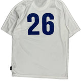 Bay Soccer Club Adidas Football Jersey - Medium White Polyester