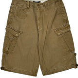 Nautica Cargo Cargo Shorts - 31W 12L Brown Cotton