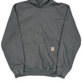 Rain Defender Carhartt Hoodie - Large Gray Cotton Blend