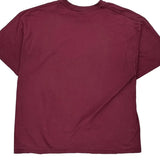 San Francisco Hard Rock Cafe Graphic T-Shirt - 2XL Burgundy Cotton